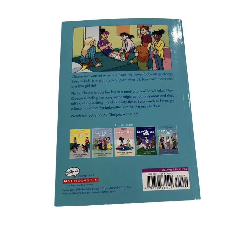 The Baby-Sitters Club Graphic Novel Claudia and the Bad Joke by Arley Nopra - Picture 2 of 2